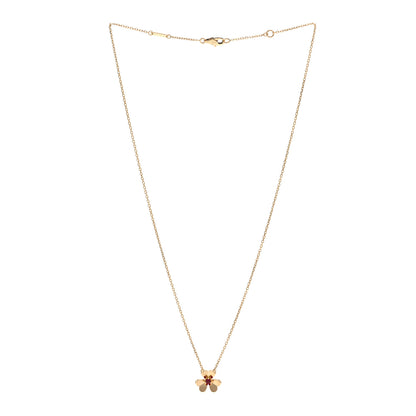 Van Cleef & Arpels 18K Yellow Gold Ruby Mini Frivole Pendant Necklace 3 of 6