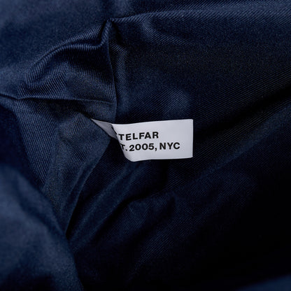 Telfar Vegan Leather Medium Shopping Bag Navy 7 of 10