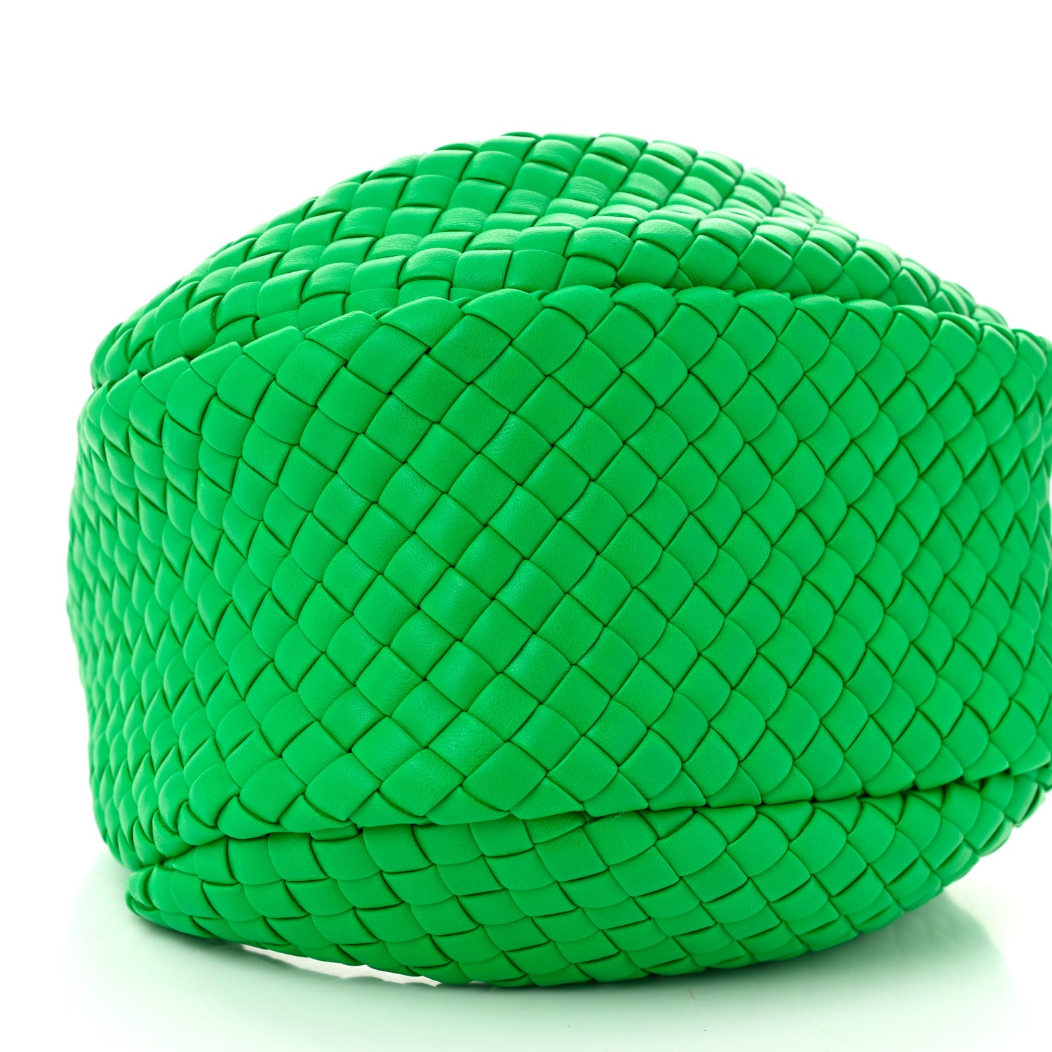 Bottega Veneta Rubber Intreccio Padded Mini Jodie Parakeet 9 of 10