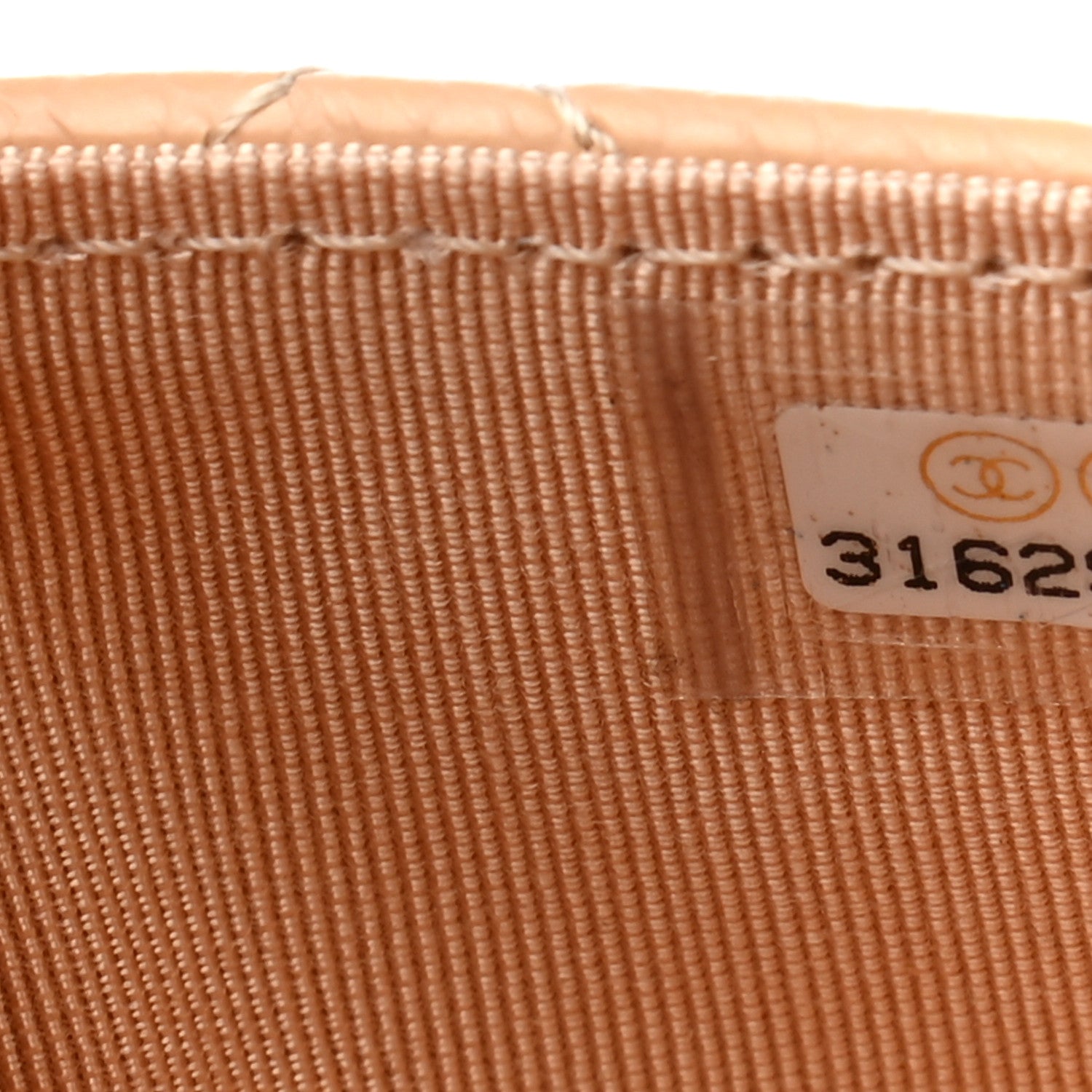 Chanel Caviar Quilted Flap Card Holder Wallet Beige 8 of 8