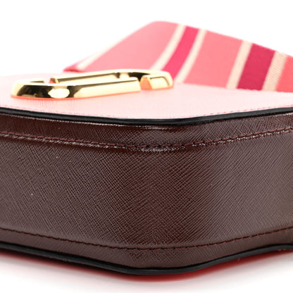 Marc Jacobs Saffiano Small Snapshot Camera Bag Coral Multi 10 of 11