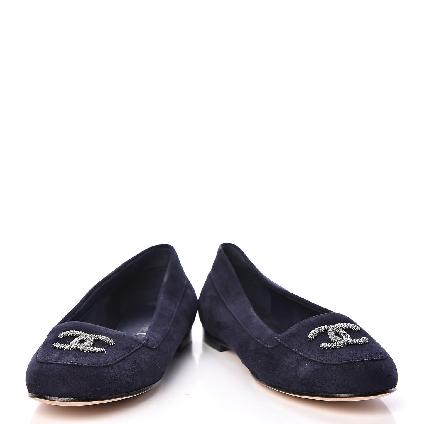 Kid Suede CC Flats 37.5 Navy