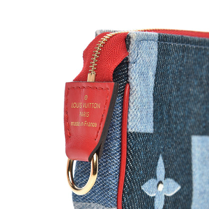 Louis Vuitton Denim Micro Pochette Accessories Denim Rouge 7 of 8