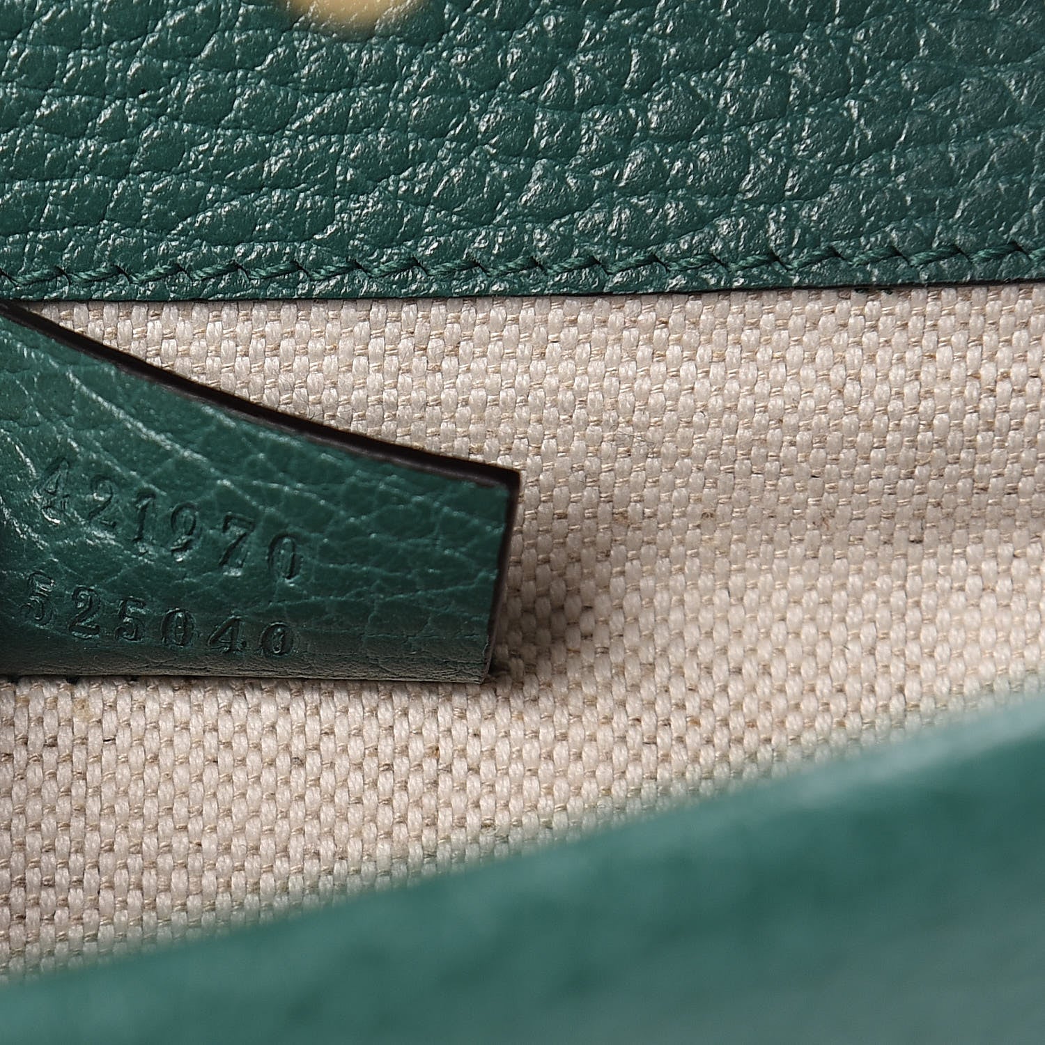 Gucci Calfskin Mini Dionysus Shoulder Bag Emerald 7 of 10