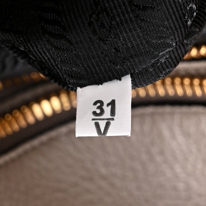Prada Vitello Daino Zippered Tote Argilla 7 of 11