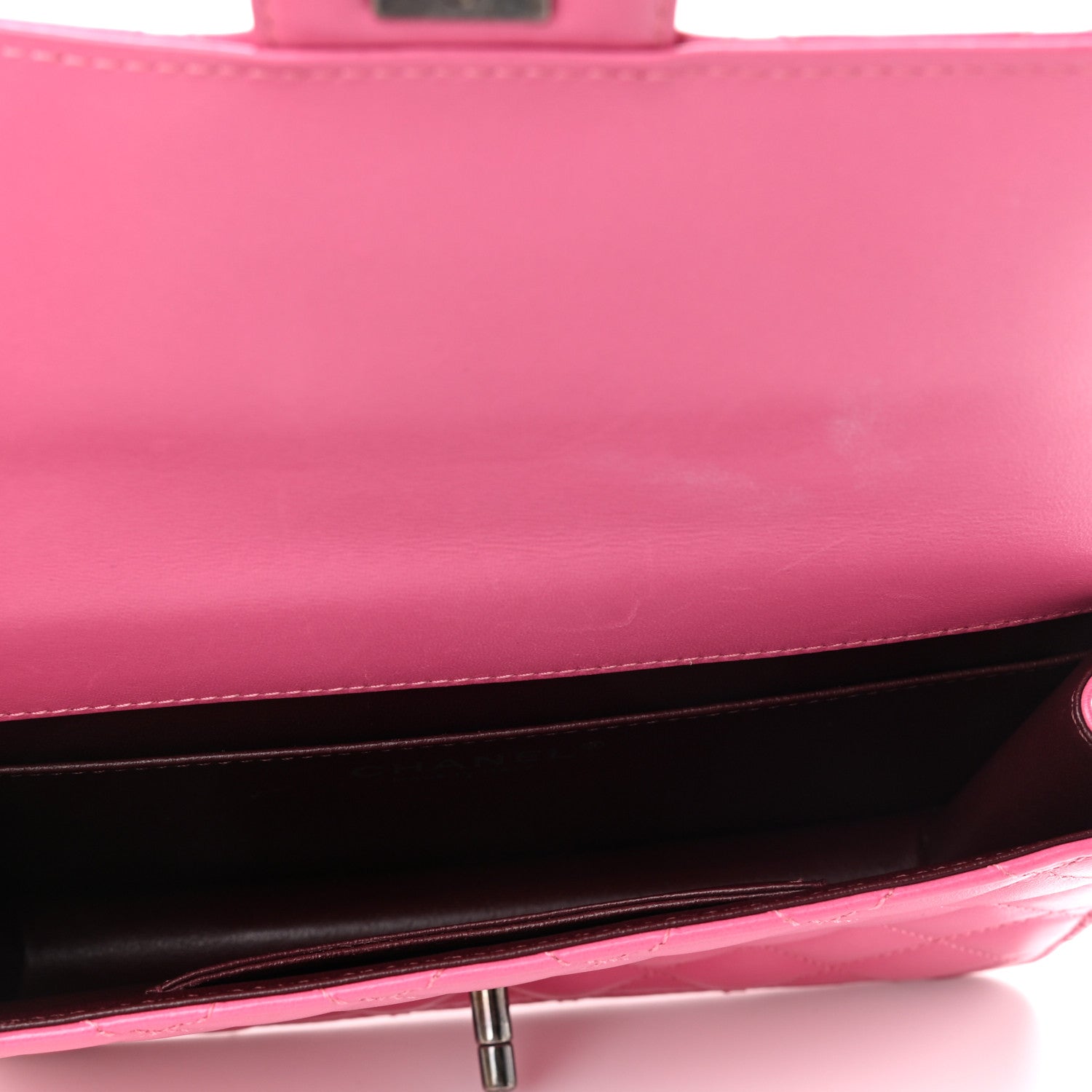 Chanel Lambskin Quilted Medium Crossing Times Flap Pink 5 of 11