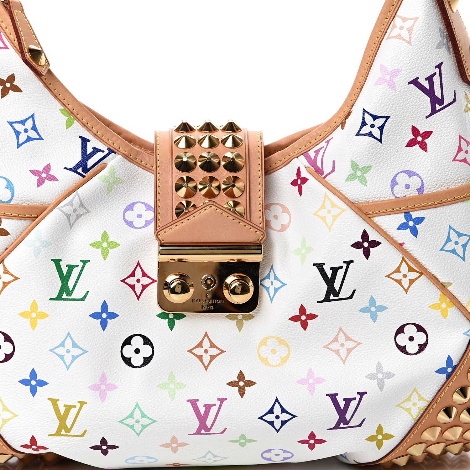 Louis Vuitton Monogram Multicolor Chrissie White 7 of 10