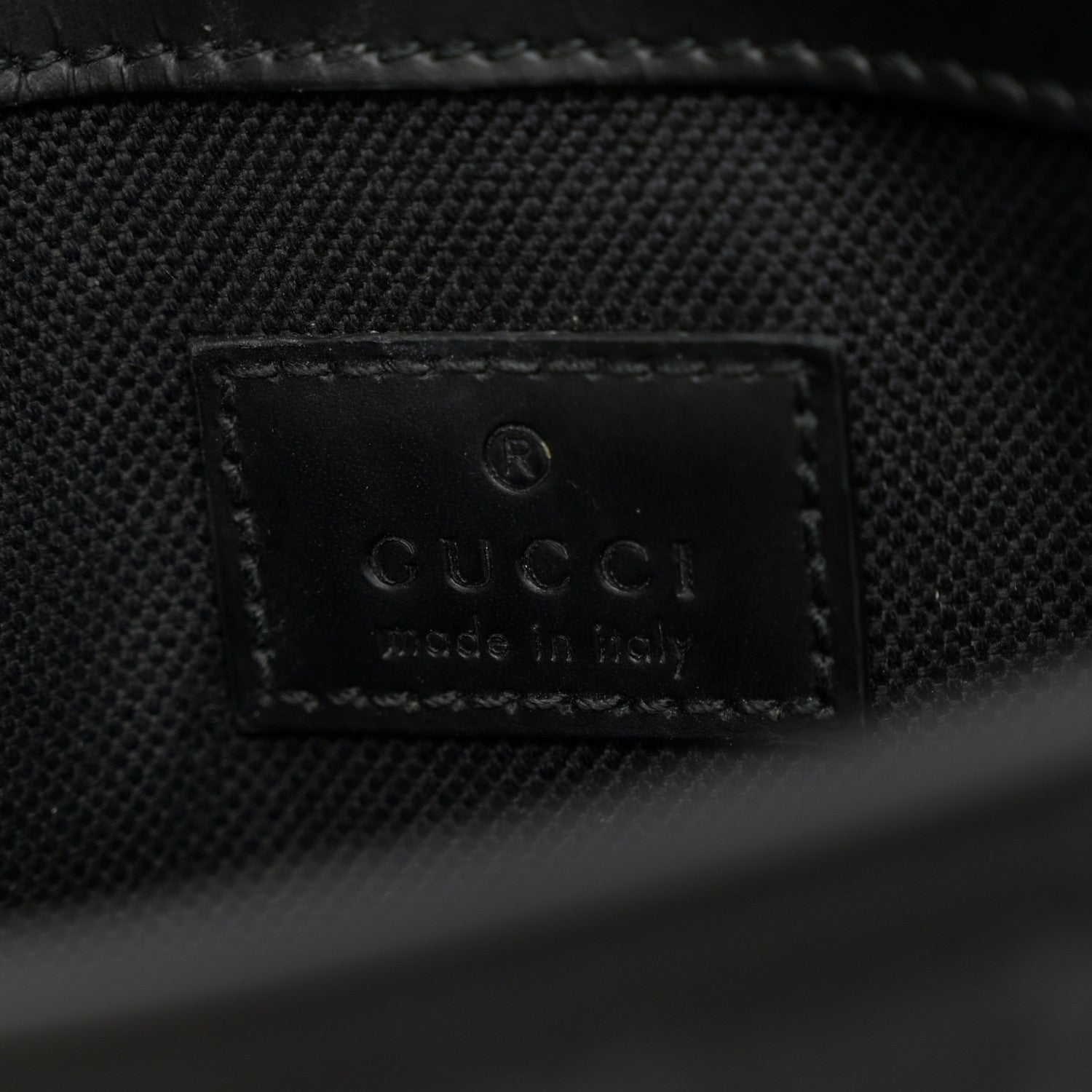 Gucci GG Supreme Monogram Web Slim Belt Bag Black Grey 6 of 11