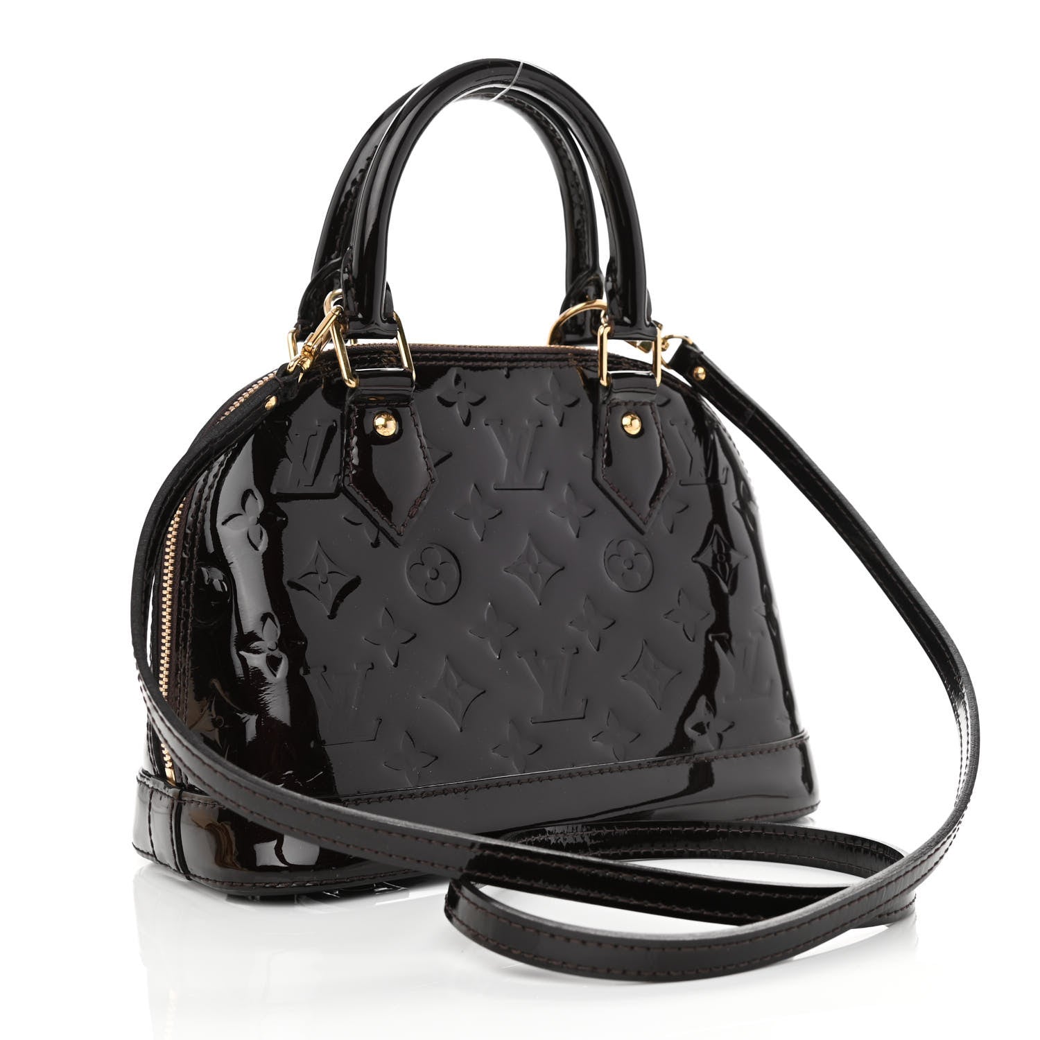 Louis Vuitton Vernis Alma BB Amarante 3 of 8