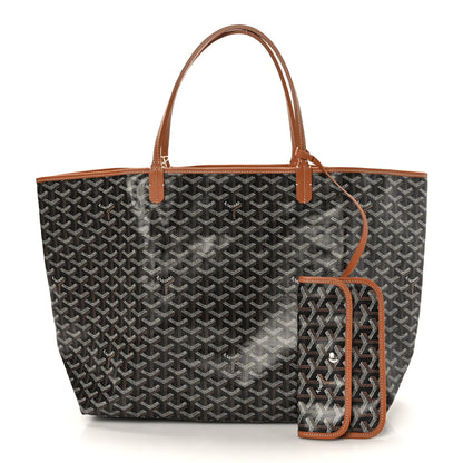 Goyard Goyardine Saint Louis GM Black Gold 3 of 9