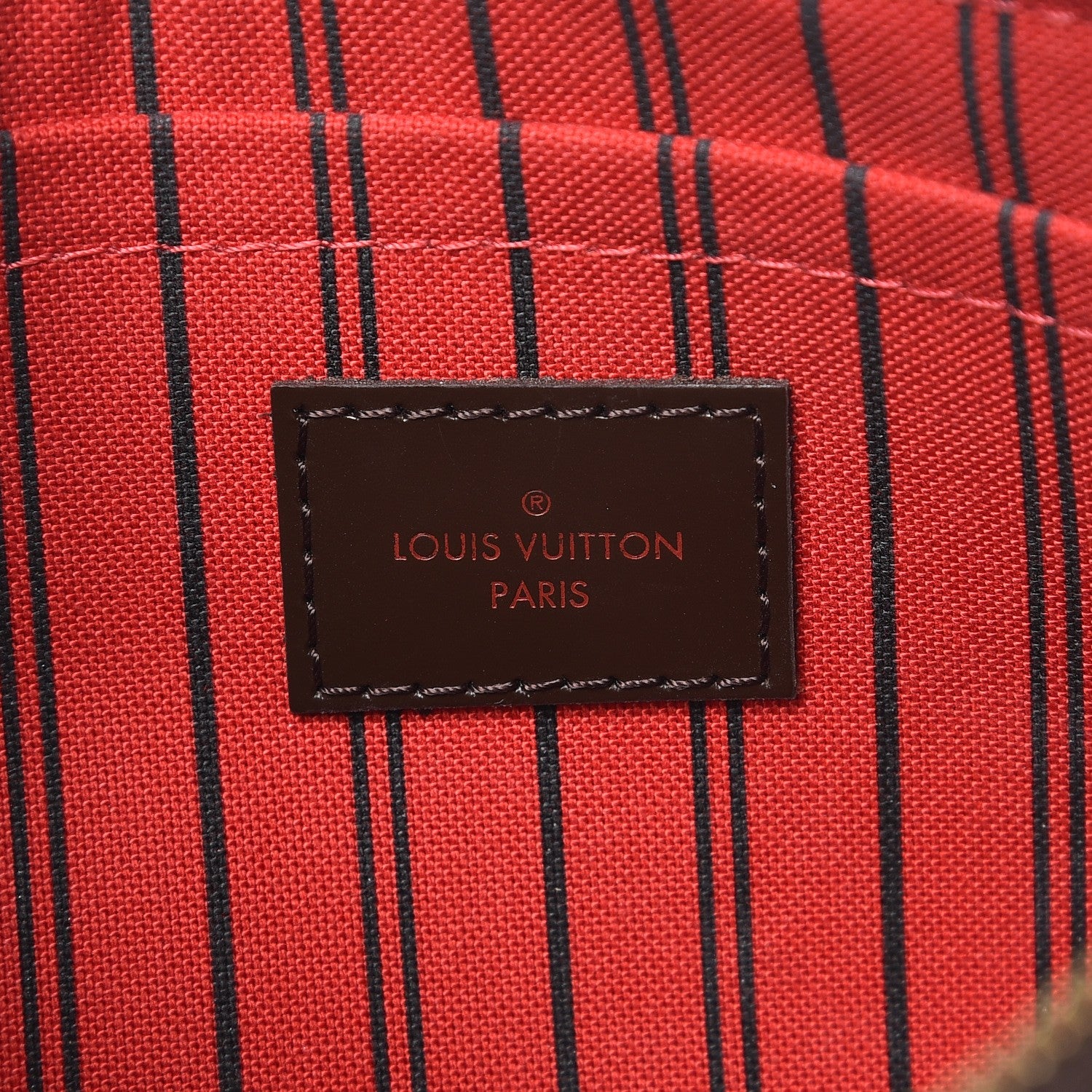 Louis Vuitton Damier Ebene Neverfull MM GM Pochette 6 of 7