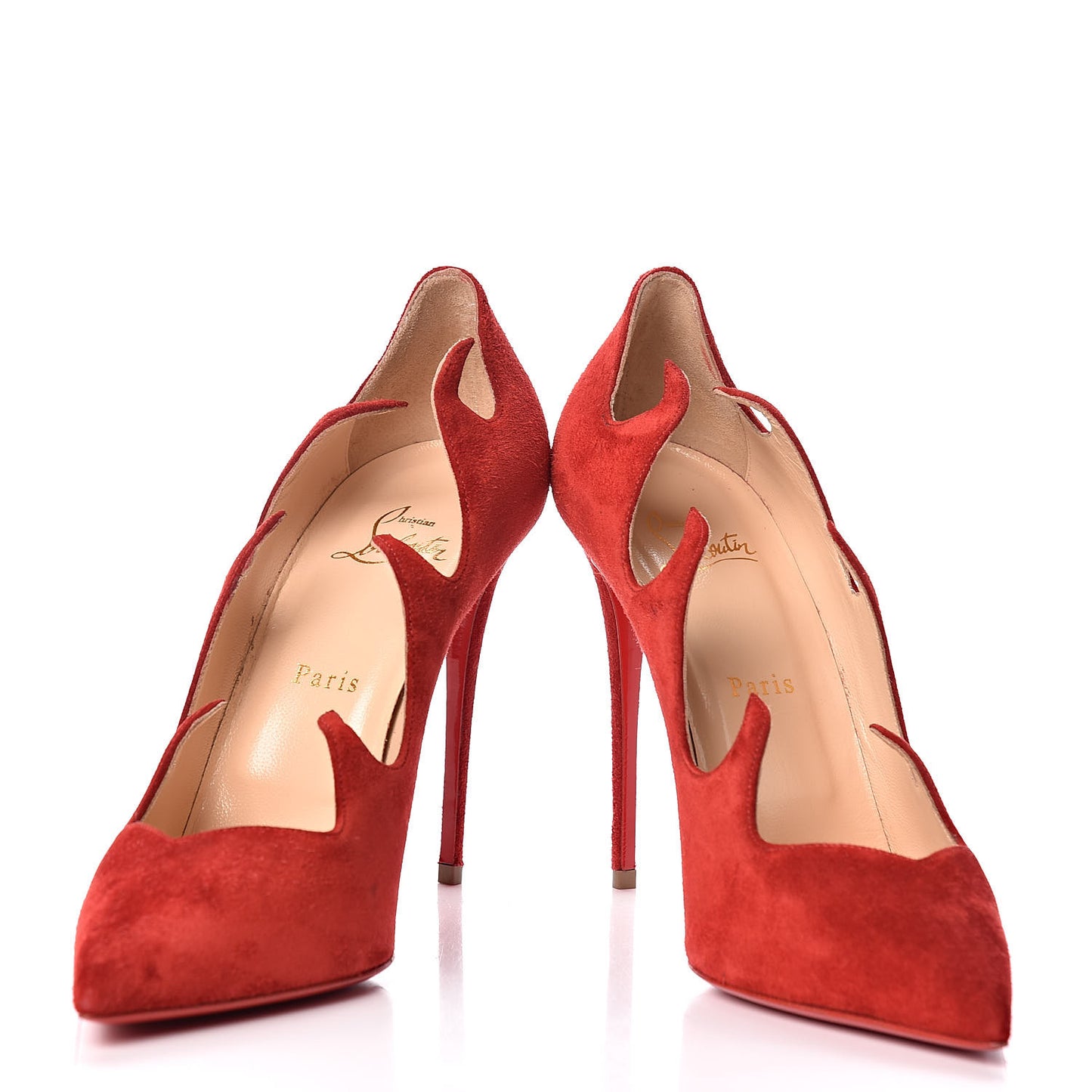 Veau Velours Olavague 100 Pumps 40.5 Rougissime