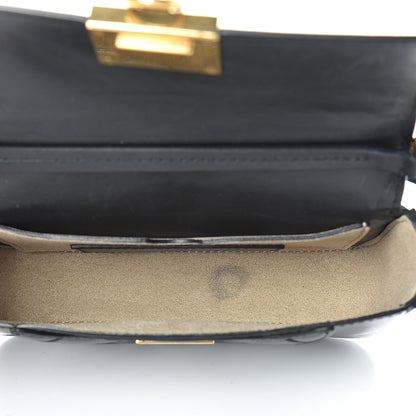 Givenchy Goatskin Quilted GV3 Mini Pocket Convertible Bag Black 4 of 13