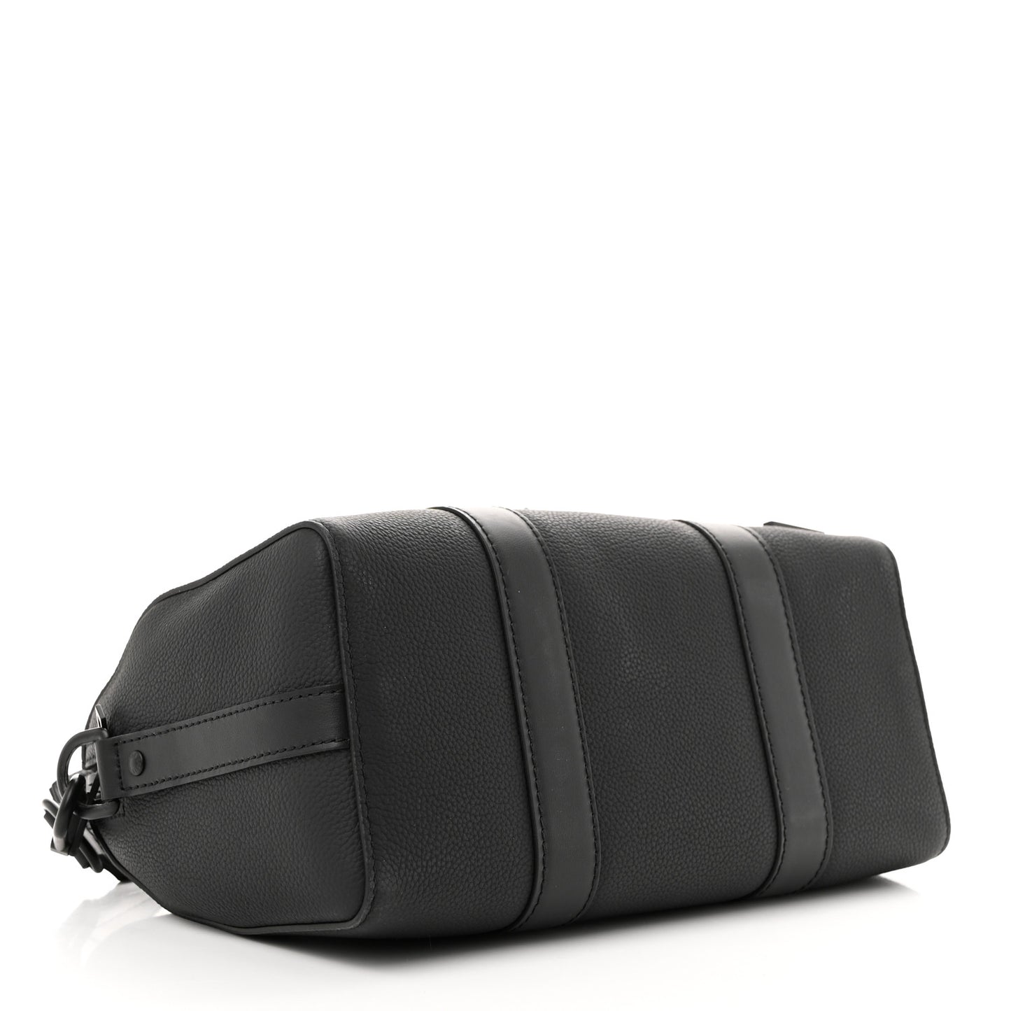 Grained Calfskin Aerogram City Keepall Black