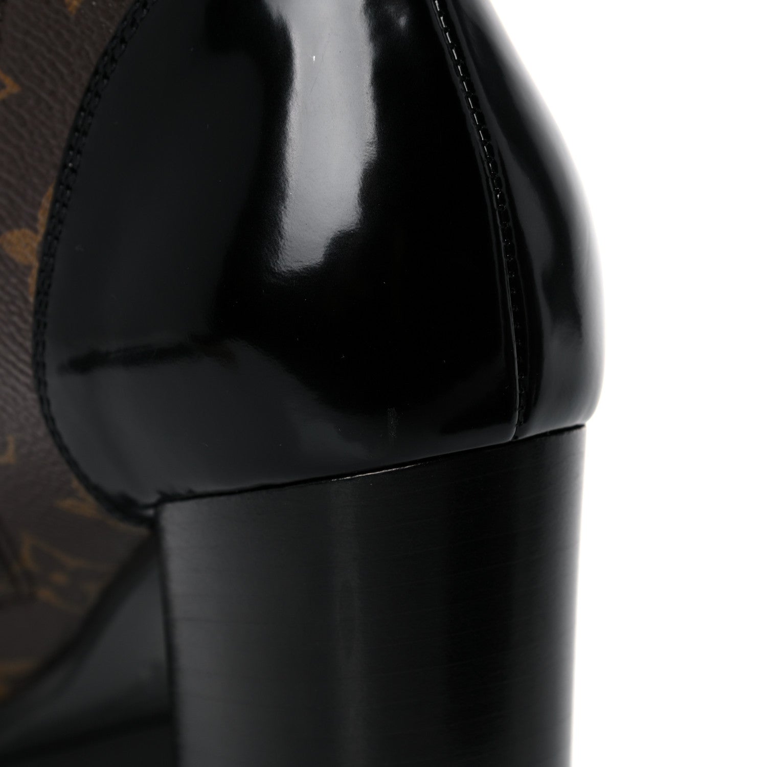 Louis Vuitton Patent Calfskin Monogram Star Trail Ankle Boots 39 Black 11 of 11