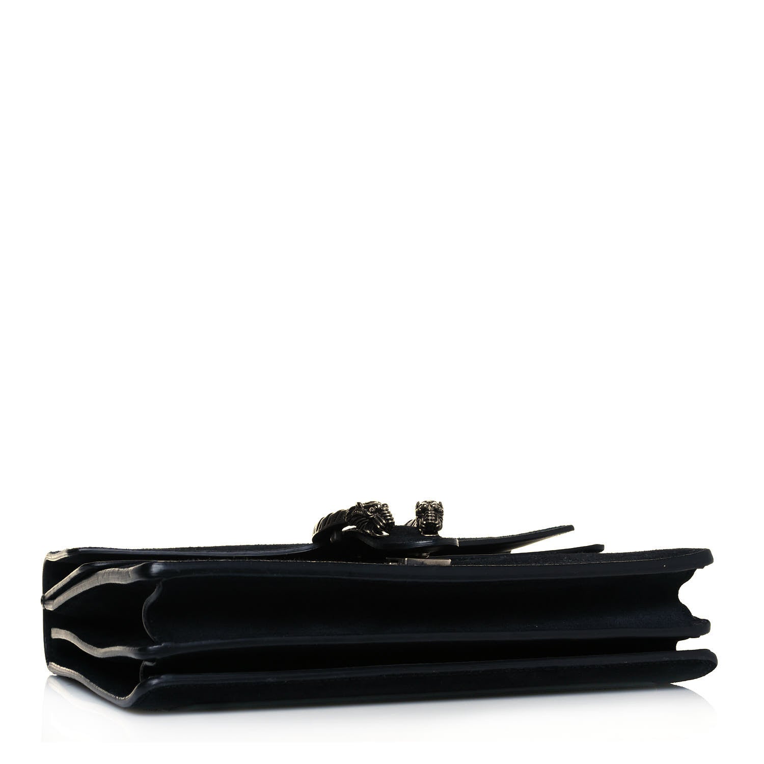 Gucci Suede Medium Dionysus Shoulder Bag Black 4 of 10