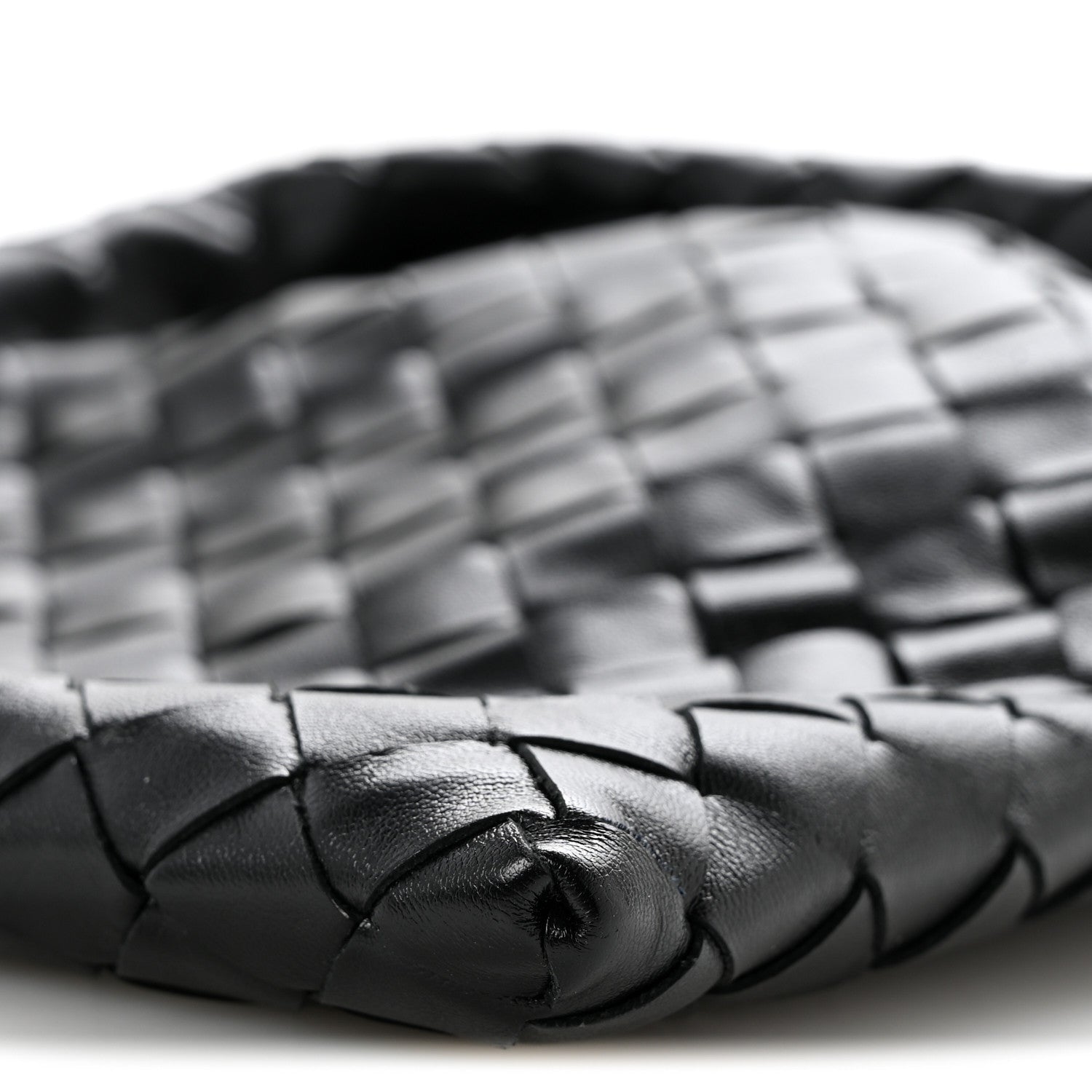 Bottega Veneta Calfskin Intrecciato Mini Hop Black 9 of 10