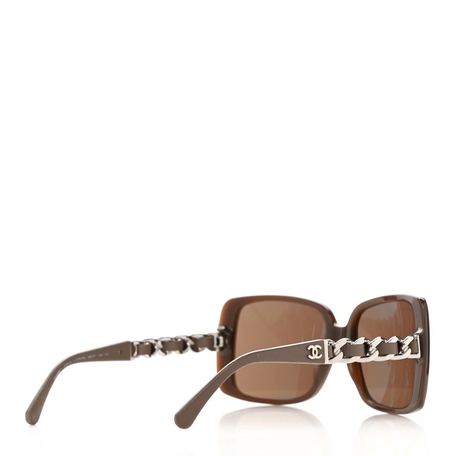 Chanel Acetate Chain Sunglasses 5208-Q Brown 3 of 7