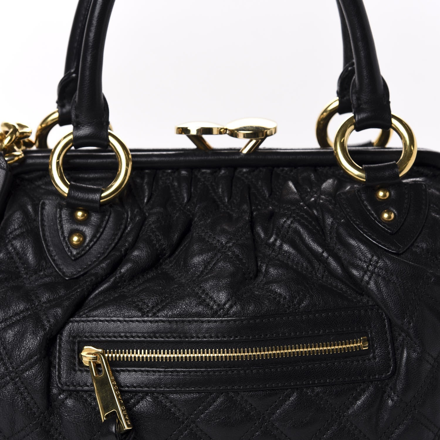 Marc Jacobs Calfskin Quilted Stam Black 11 of 11