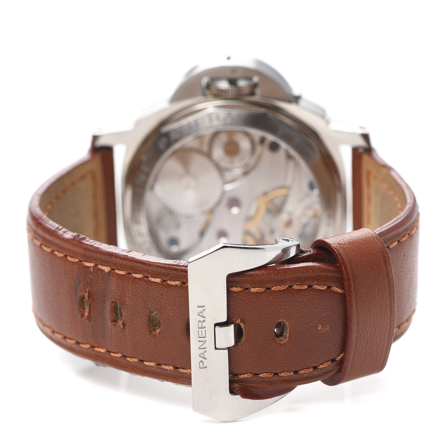 Panerai Stainless Steel Calfskin 44mm Luminor Marina Manual Winding Watch PAM00114 3 of 14