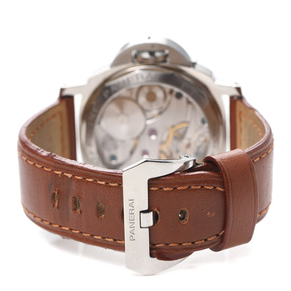 Panerai Stainless Steel Calfskin 44mm Luminor Marina Manual Winding Watch PAM00114 3 of 14
