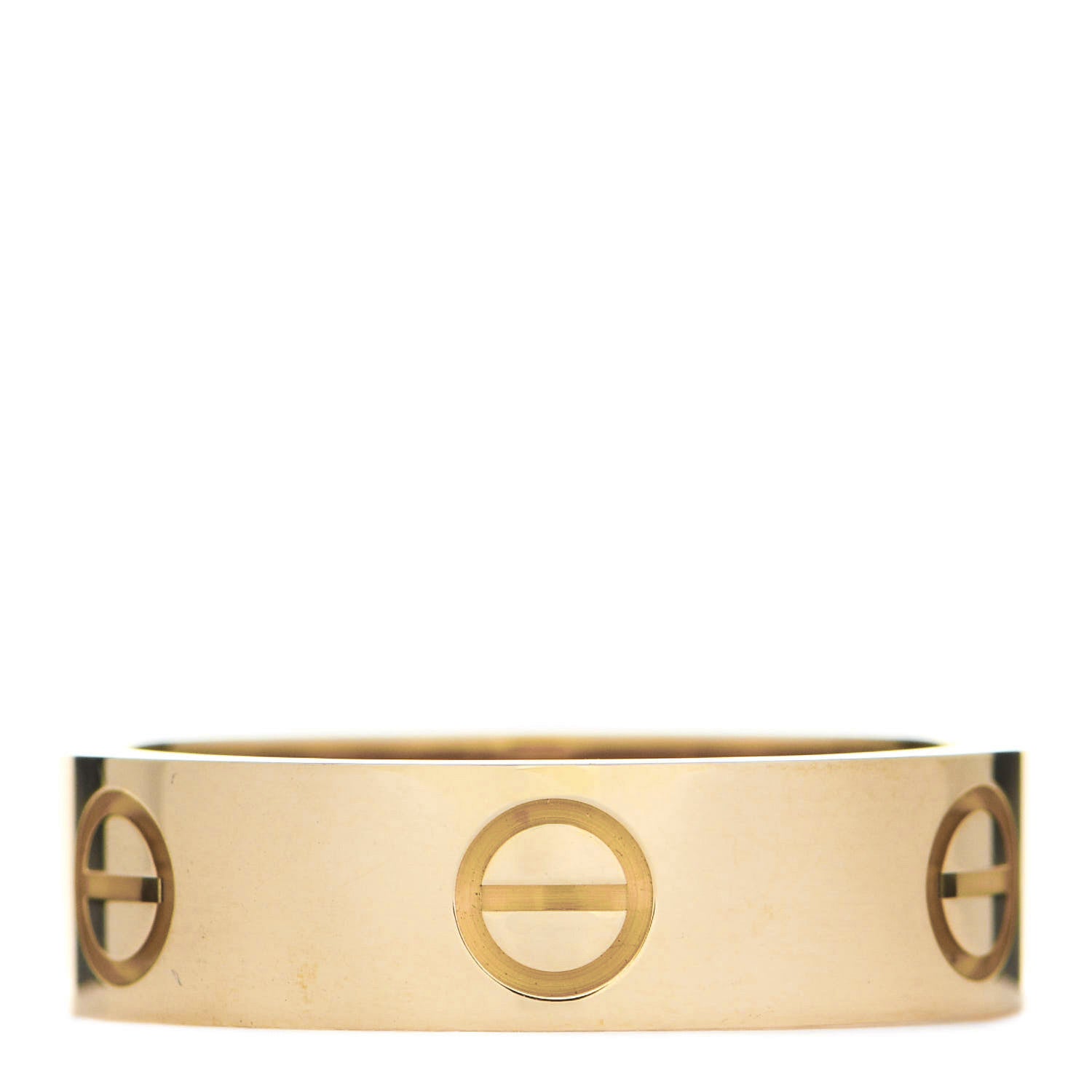 Cartier 18K Yellow Gold 5.5mm LOVE Ring 56 7.75 1 of 5