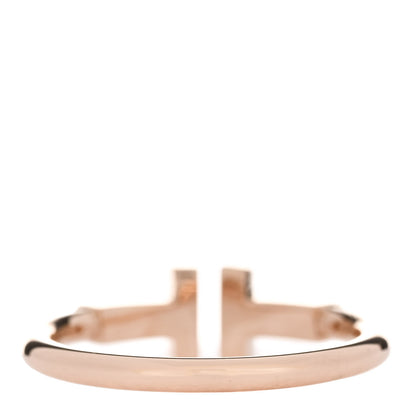 Tiffany 18K Rose Gold T Wire Ring 51 5.75 3 of 5