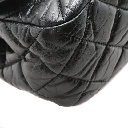 Chanel Aged Calfskin Quilted 2.55 Reissue 225 Hanger Flap Black 9 of 10