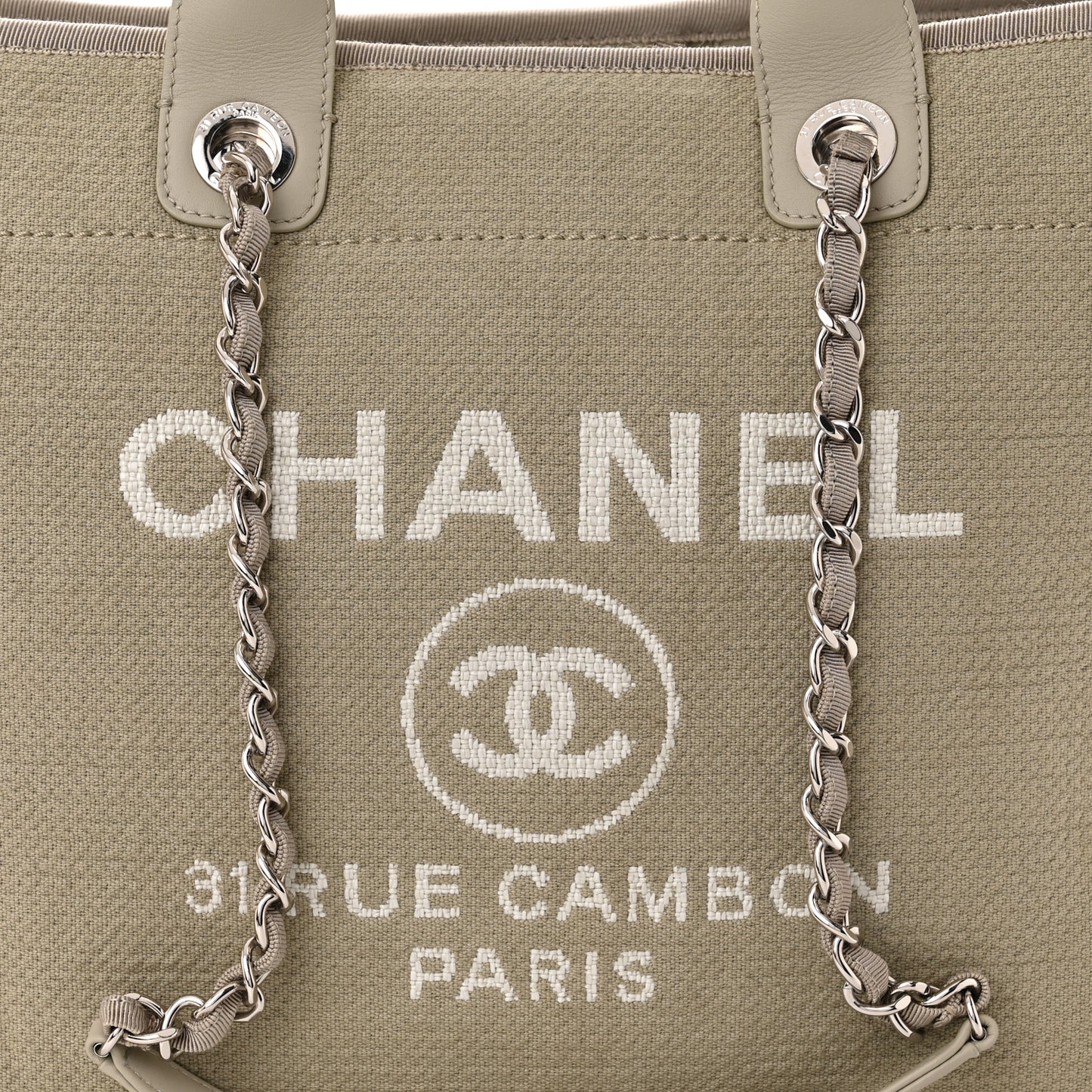 Mixed Fibers Medium Deauville Tote Grey