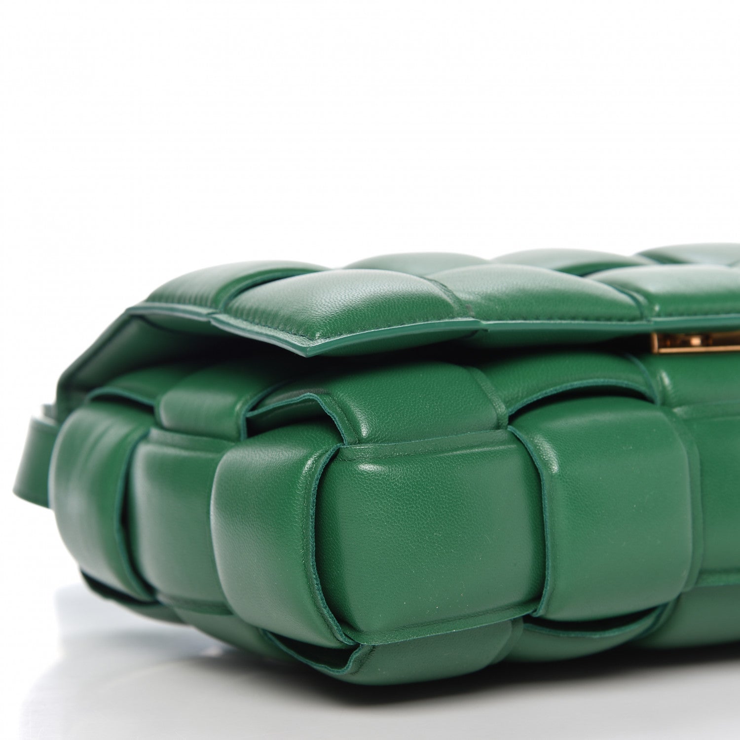 Bottega Veneta Nappa Maxi Intreccio Padded Cassette Crossbody Bag Racing Green 6 of 10