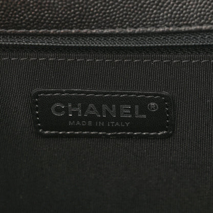 Chanel Caviar Quilted New Medium Boy Flap So Black 6 of 11