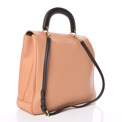 Burberry Trench Calfskin Large DK88 Top Handle Bag Pale Clementine 3 of 11