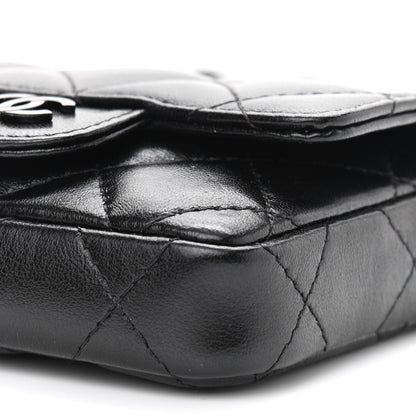 Chanel Lambskin Quilted Mini Chain Belt Bag So Black 11 of 12
