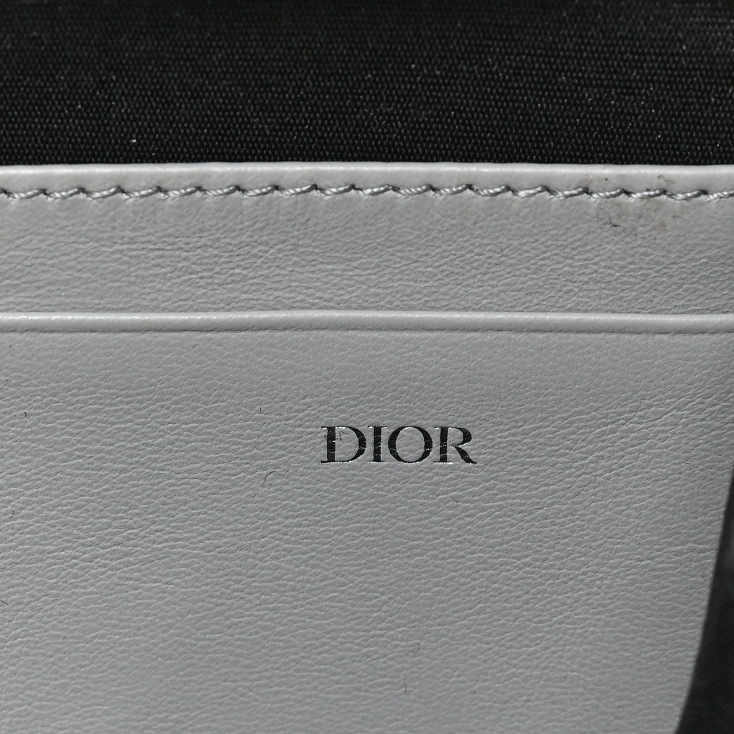 Christian Dior Calfskin Double Zip Crossbody Blue Grey 6 of 8