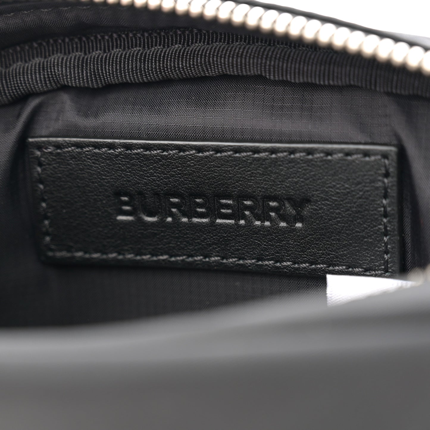 Econyl Logo Print Large Cannon Bum Bag Black