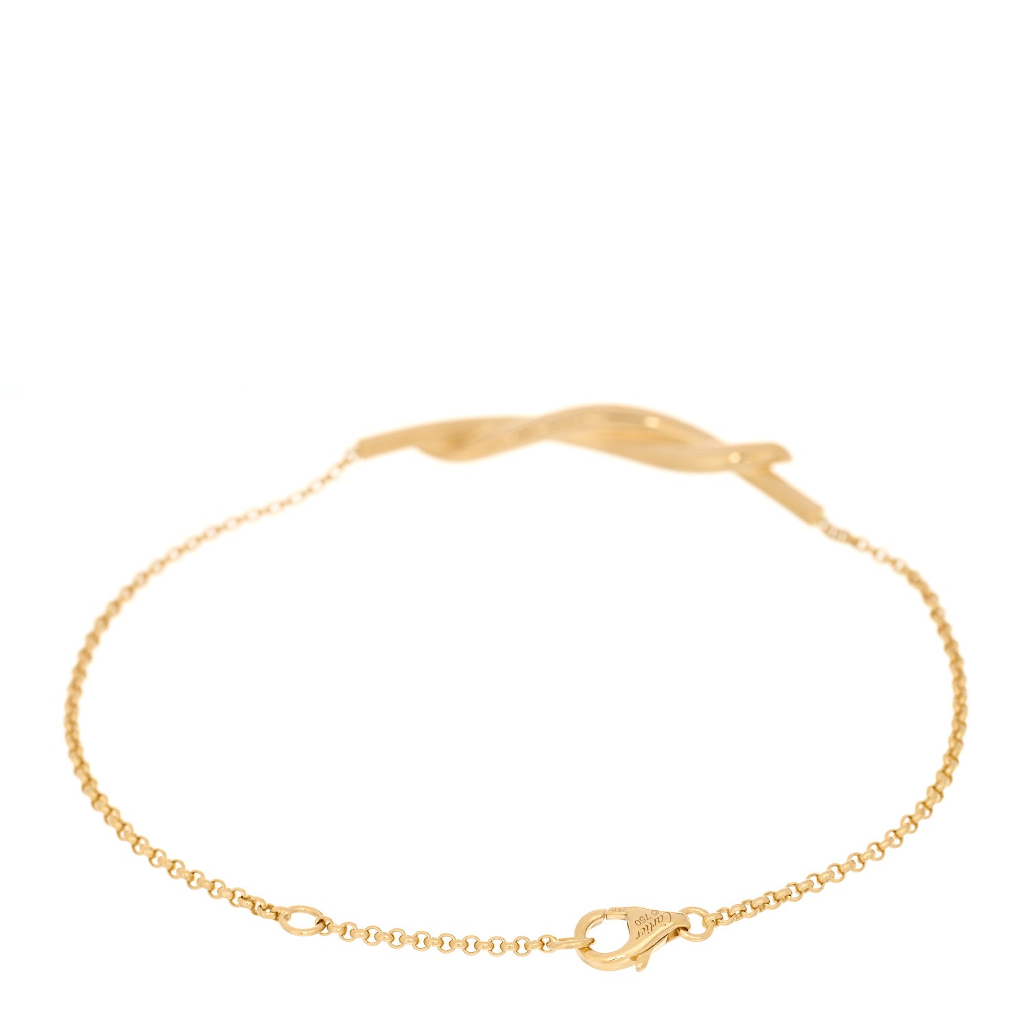 Cartier 18K Yellow Gold Entrelaces Bracelet 2 of 3