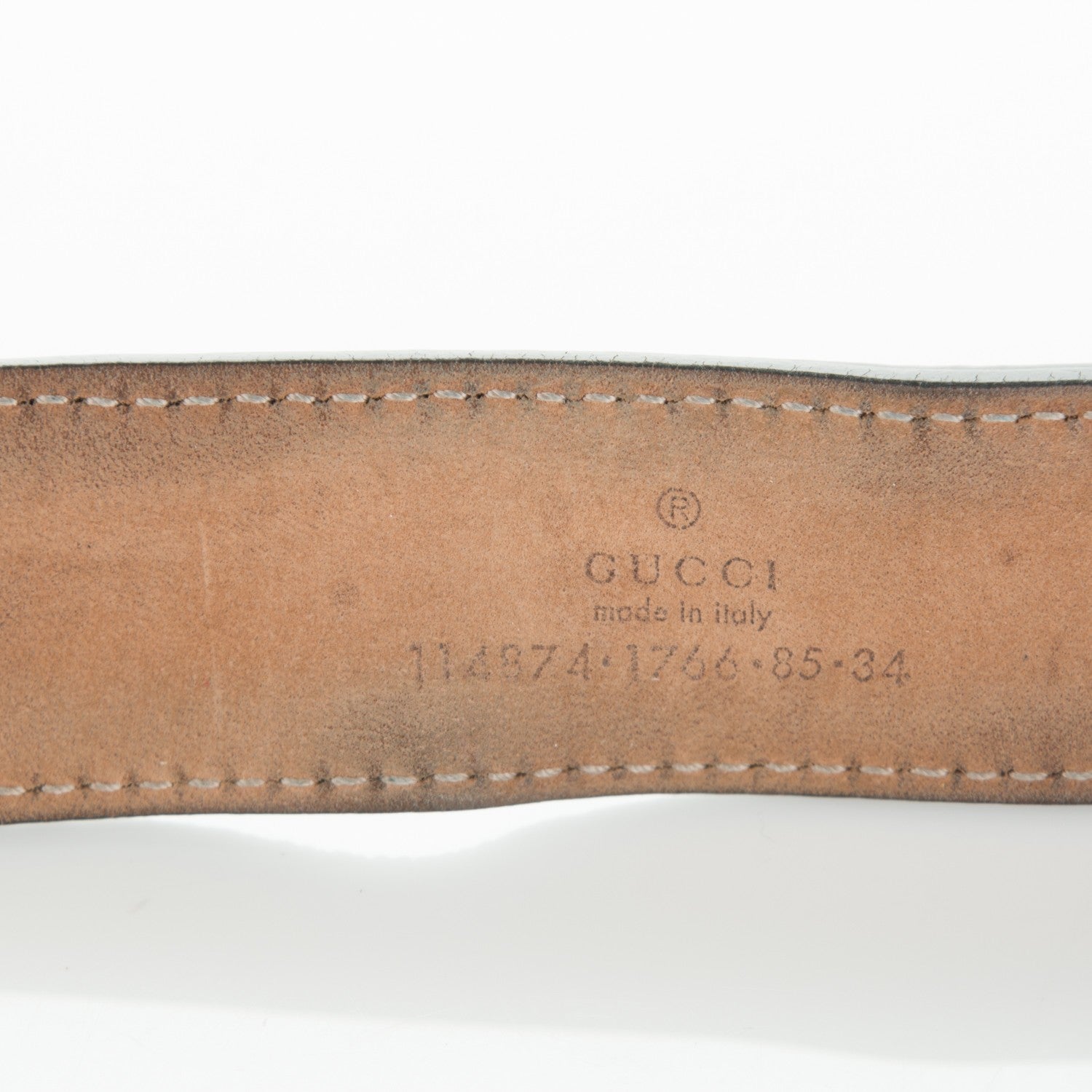 Gucci Monogram Interlocking G Belt 85 34 Black 3 of 5
