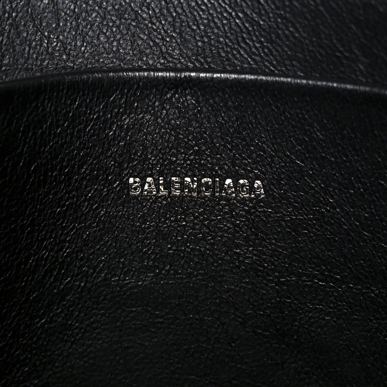 Balenciaga Shiny Calfskin Crocodile Embossed Logo Large Cash Pouch With Handle Fluo Green 6 of 9