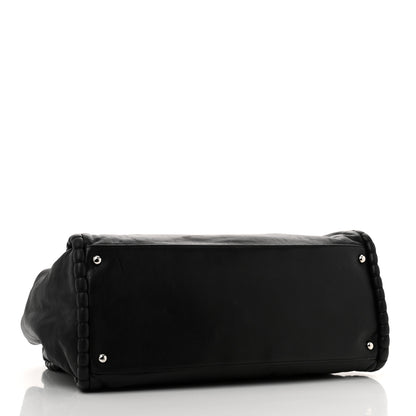 Chanel Calfskin On the Bund Open Accordion Tote Black 4 of 13