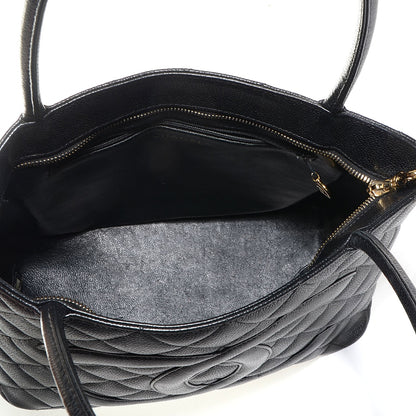 Chanel Caviar Medallion Tote Black 5 of 8