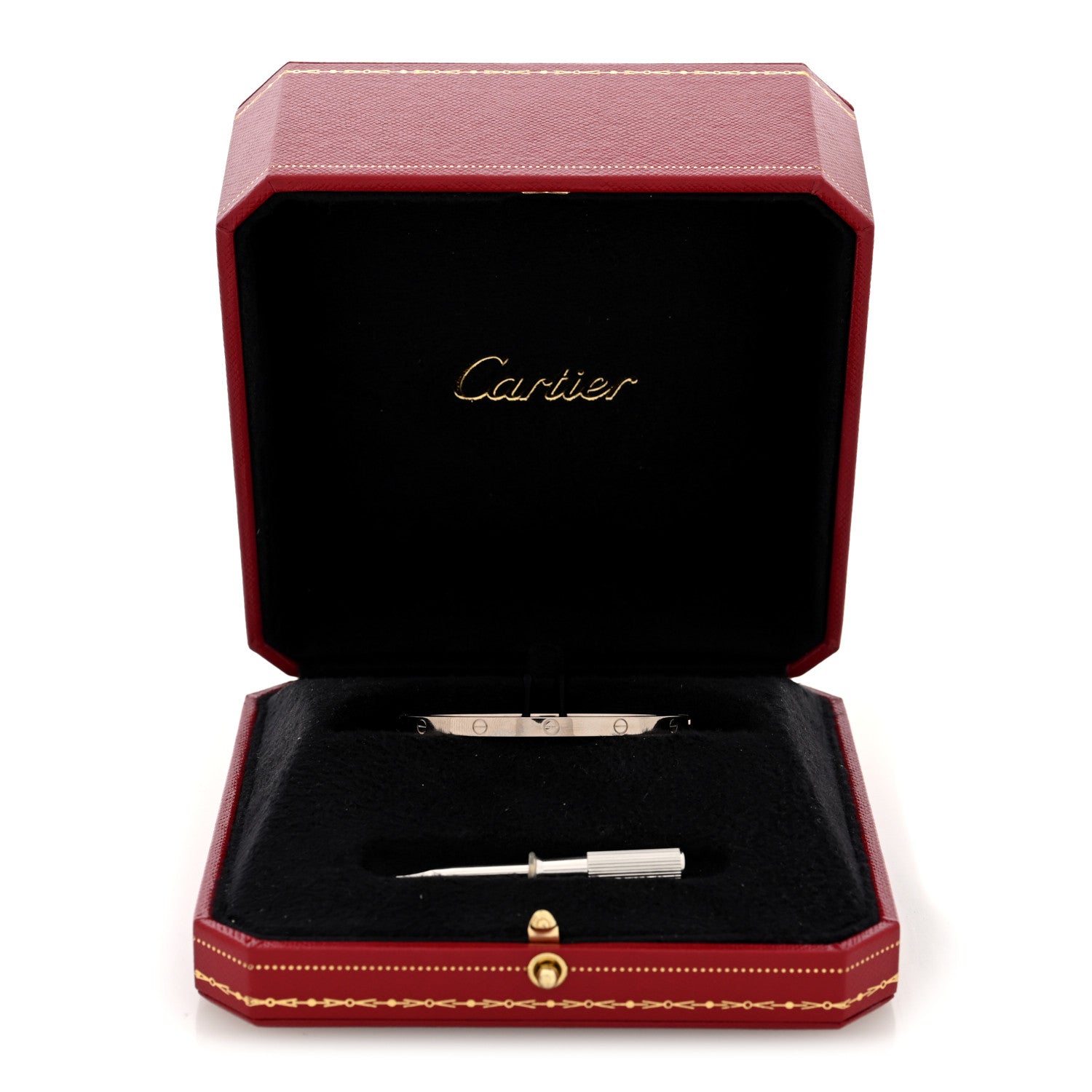 Cartier 18K White Gold Small LOVE Bracelet 15 7 of 7
