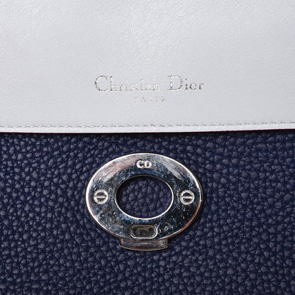 Christian Dior Bullcalf Small Be Dior Flap Navy 6 of 8
