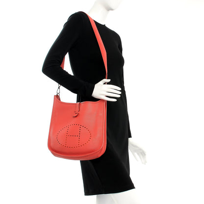 Hermes Taurillon Clemence Evelyne PM Bougainvillea 2 of 11