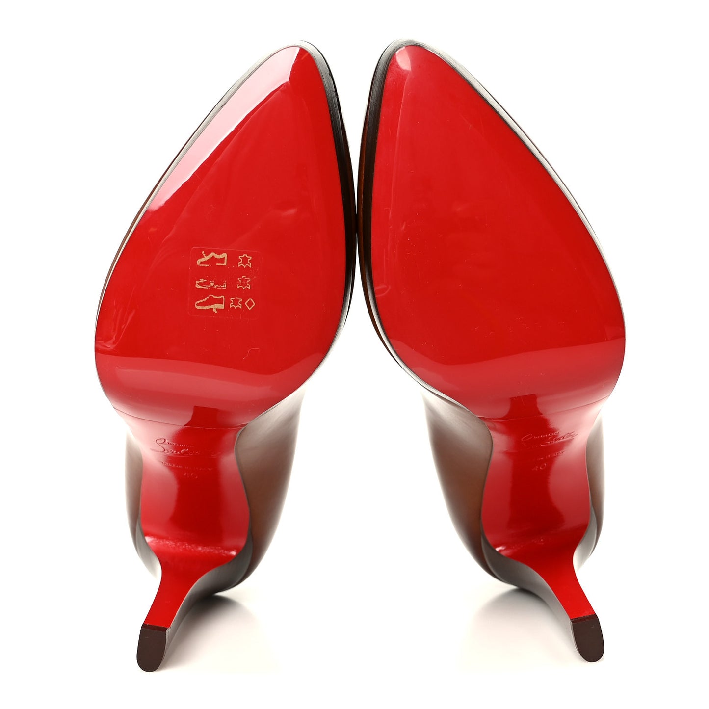 Calfskin Degrade Fannylove Alta 120 Pumps 40 Carmine