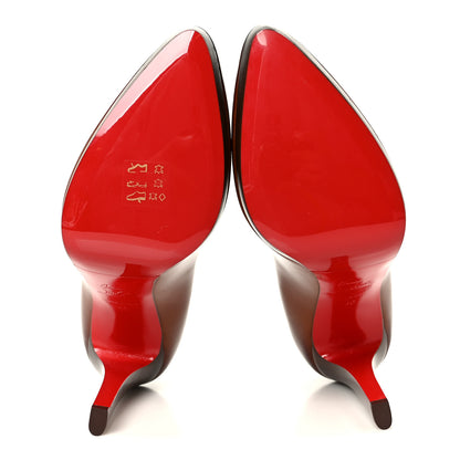 Christian Louboutin Calfskin Degrade Fannylove Alta 120 Pumps 40 Carmine 6 of 8