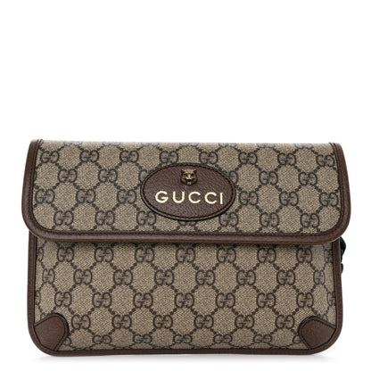 Gucci GG Supreme Monogram Neo Vintage Web Belt Bag Brown 1 of 11