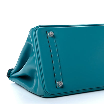 Hermes Swift Birkin 35 Turquoise 5 of 9