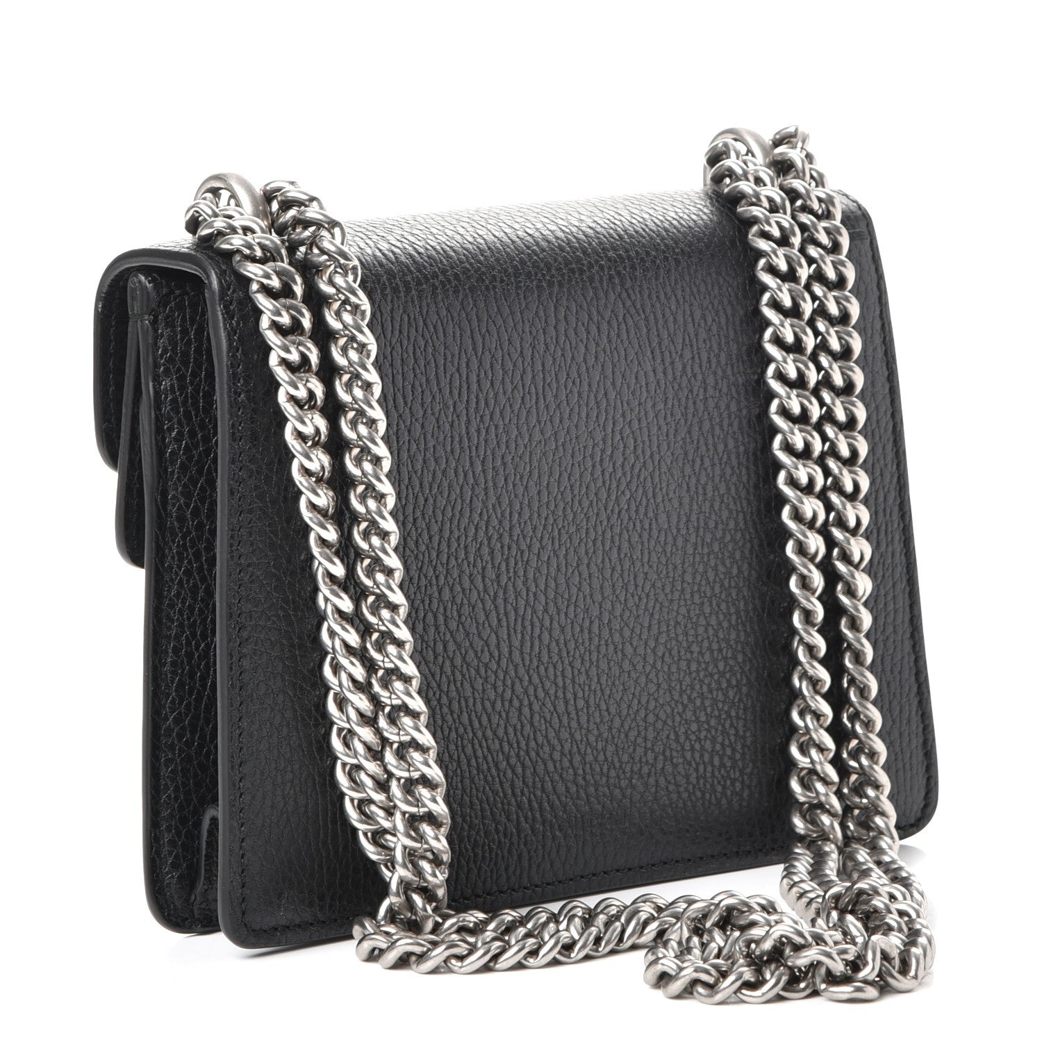 Gucci Calfskin Mini Dionysus Shoulder Bag Black 4 of 8
