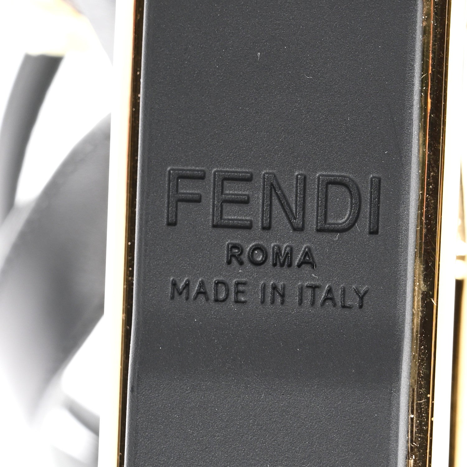 Fendi X VERSACE Silk Calfskin Fendace Fendi First 95mm Slingback Sandals 36 Tobacco Black Gold 6 of 9