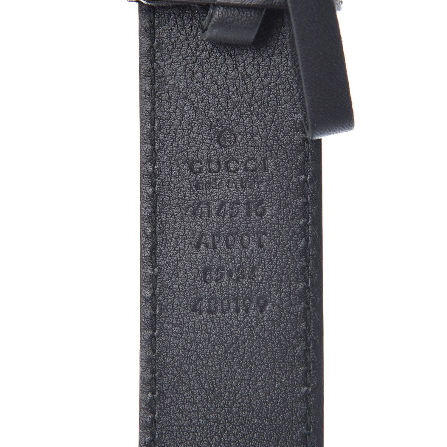 Gucci Calfskin Double G 30mm Belt 85 34 Black 4 of 8